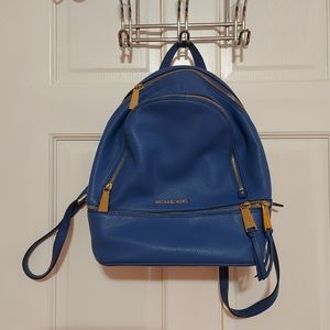 Michael Kors blue backbag